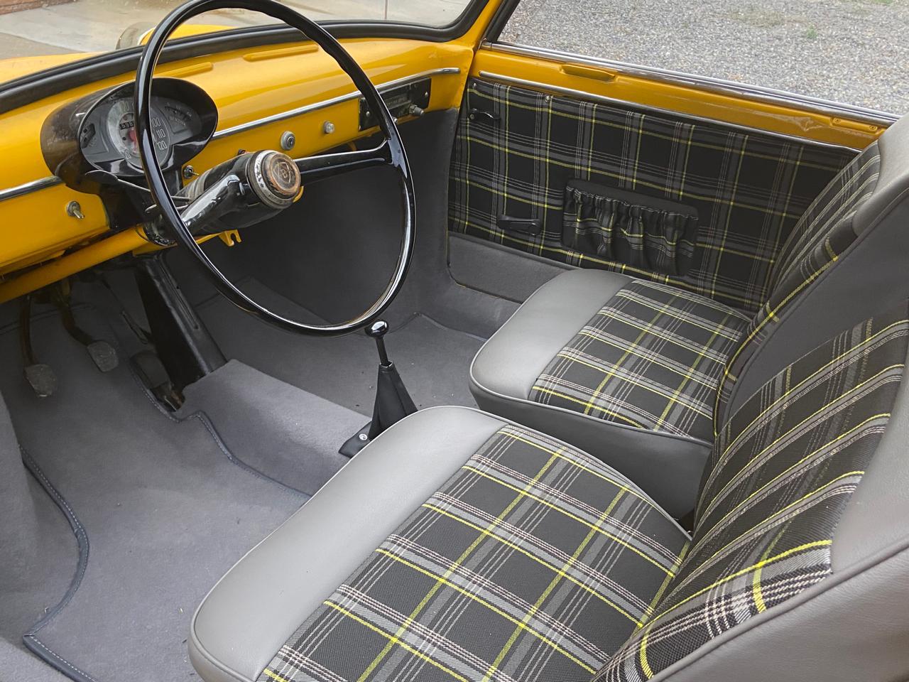 Mini yellow interior
